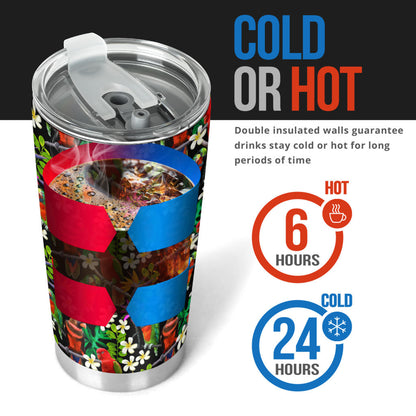 Parrot Design Print Tumbler
