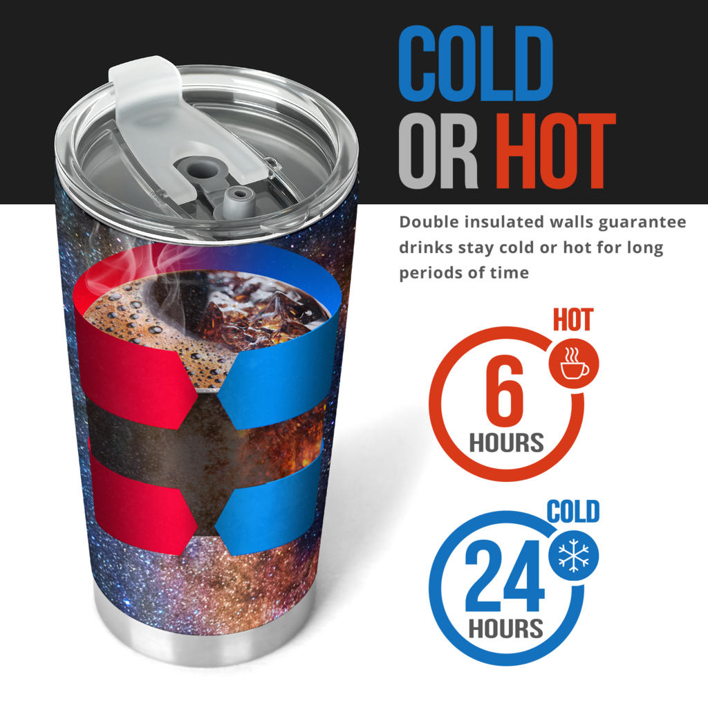 Celestial Milky way Galaxy Tumbler