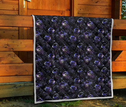 Jellyfish Themed Quilt Bedspread
