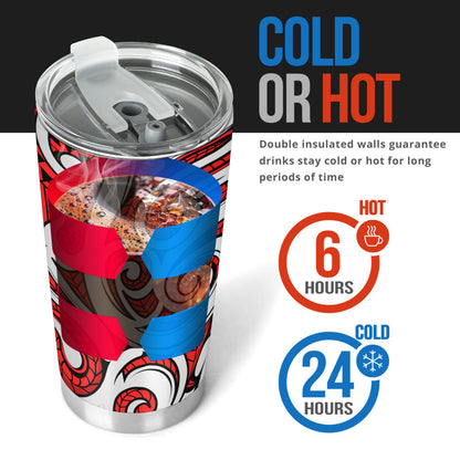 Maori Polynesian Themed Design Print Tumbler