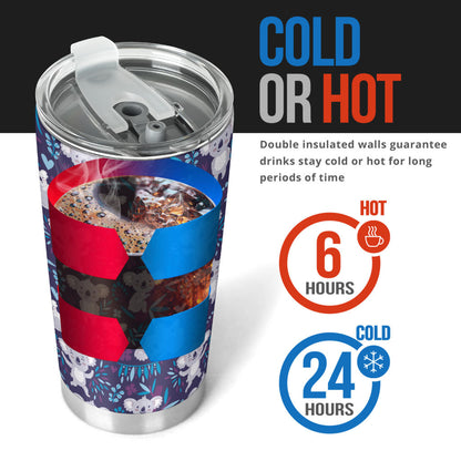 Koala Cute Themed Design Print Tumbler
