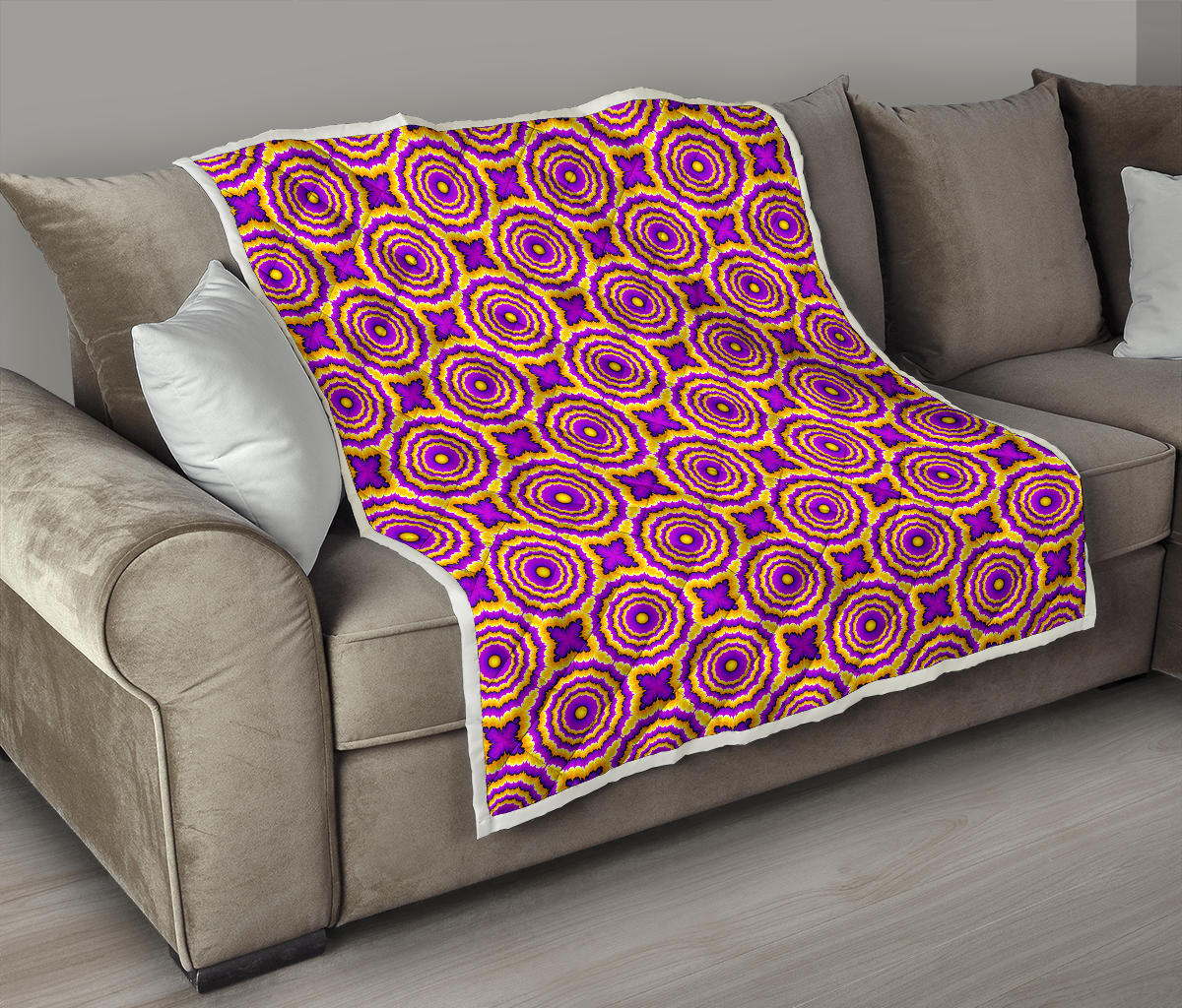 Optical illusion Expansion Quilt Bedspread