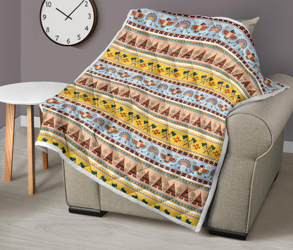 Native American Pattern Design Print Quilt Bedspread