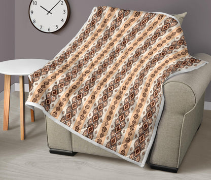 Native Classic Pattern Print Quilt Bedspread