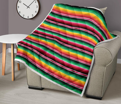 Mexican Blanket Classic Print Pattern Quilt Bedspread