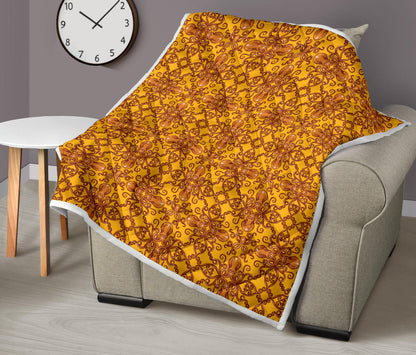 Octopus Background Design Print Quilt Bedspread