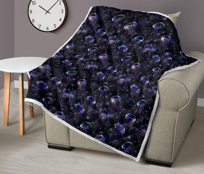Jellyfish Themed Quilt Bedspread