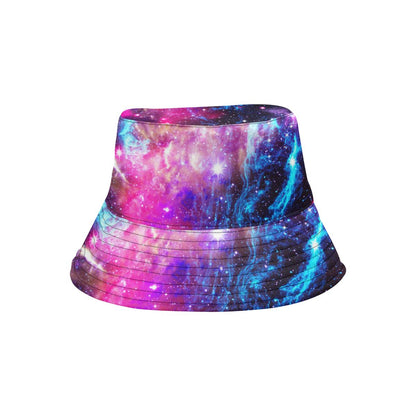 Galaxy Night Purple Space Print Unisex Bucket Hat