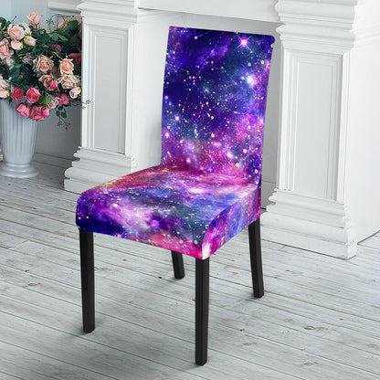 Galaxy Night Stardust Space Print Dinning Chair Slipper-JTAMIGO.COM