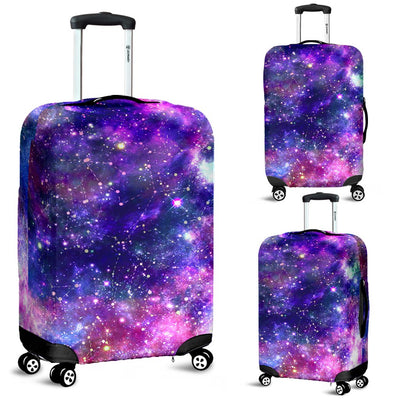 Galaxy Night Stardust Space Print Luggage Cover Protector