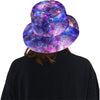 Galaxy Night Stardust Space Print Unisex Bucket Hat