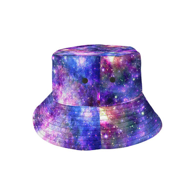 Galaxy Night Stardust Space Print Unisex Bucket Hat