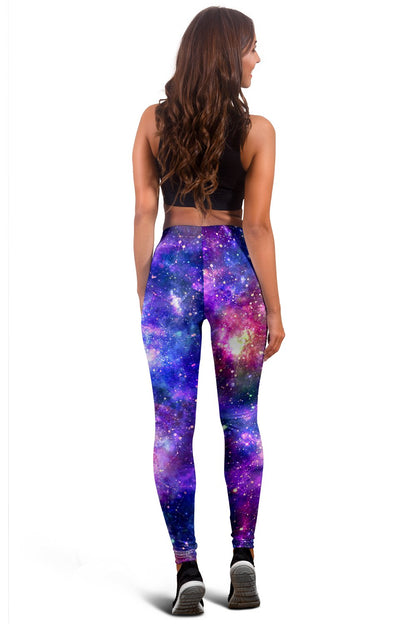Galaxy Night Stardust Space Print Women Leggings