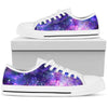 Galaxy Night Stardust Space Print Women Low Top Shoes