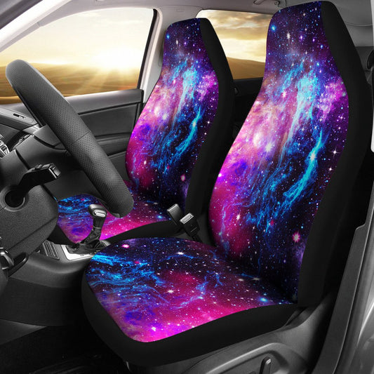Galaxy Nigjht Purple Space Print Universal Fit Car Seat Covers