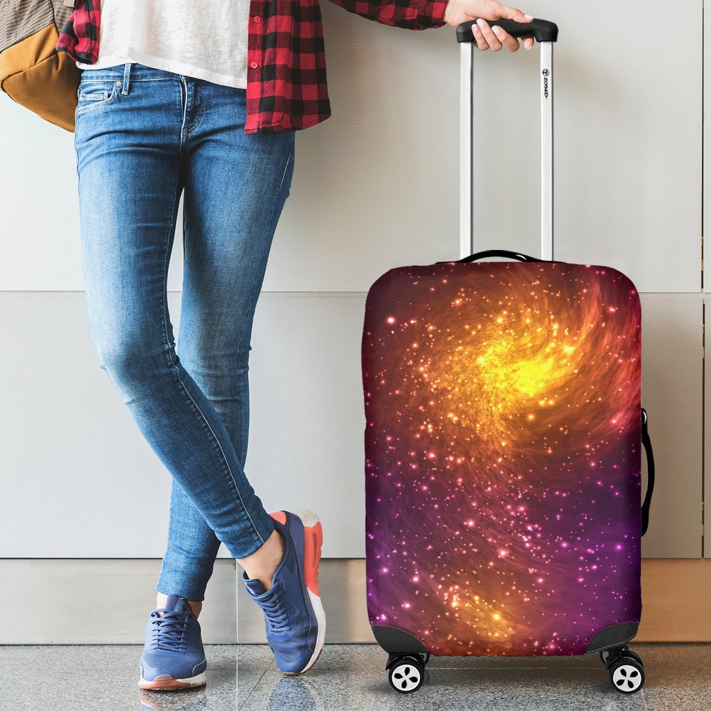 Galaxy Stardust Nebula Space Print Luggage Cover Protector