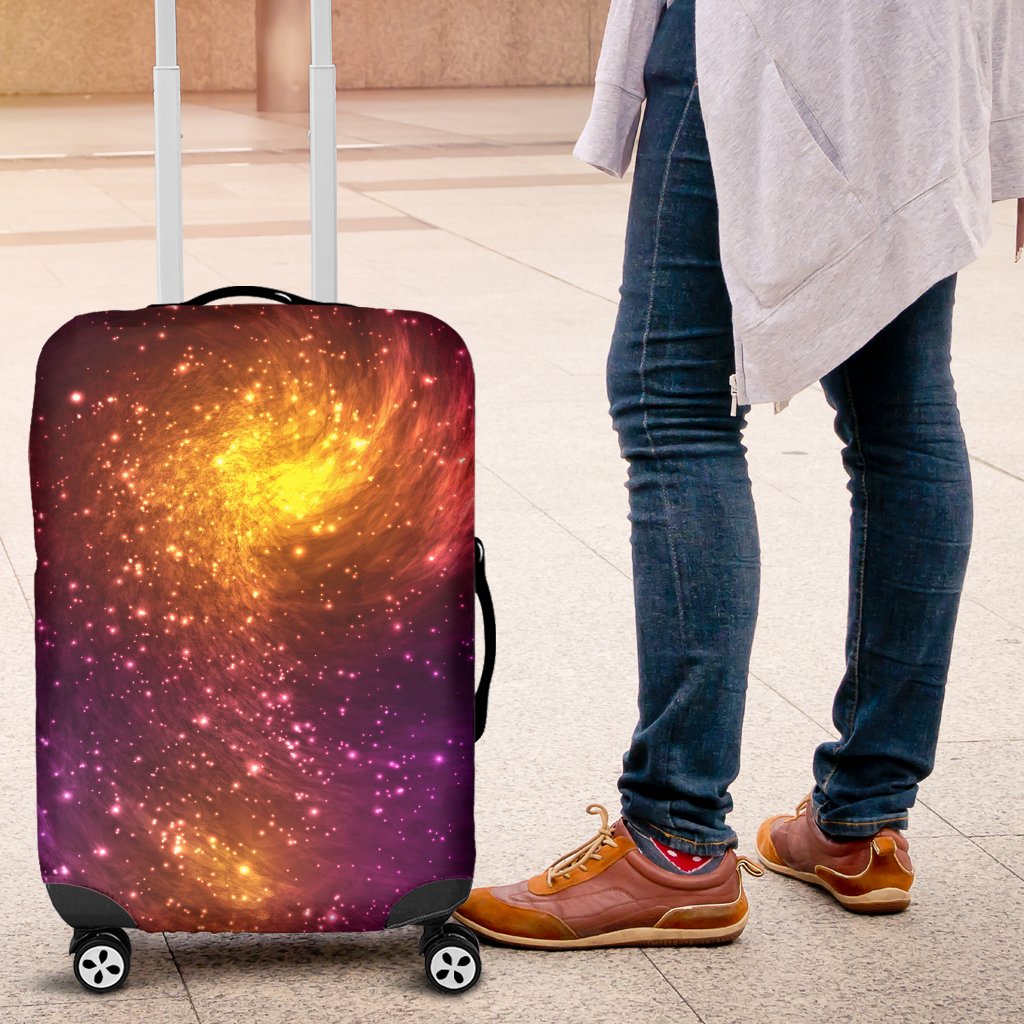 Galaxy Stardust Nebula Space Print Luggage Cover Protector