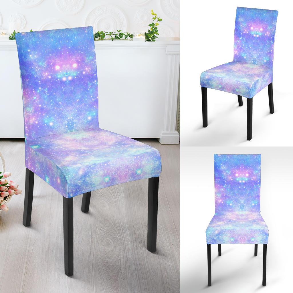 Galaxy Stardust Pastel Color Print Dinning Chair Slipper-JTAMIGO.COM
