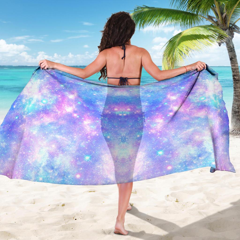 Galaxy Stardust Pastel Color Print Sarong Pareo Wrap