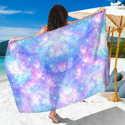 Galaxy Stardust Pastel Color Print Sarong Pareo Wrap