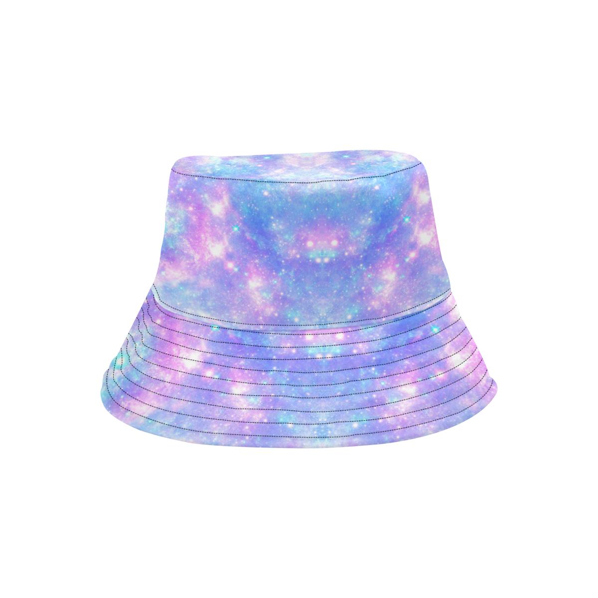Galaxy Stardust Pastel Color Print Unisex Bucket Hat