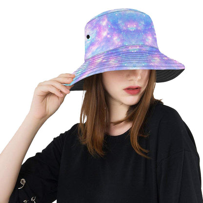 Galaxy Stardust Pastel Color Print Unisex Bucket Hat