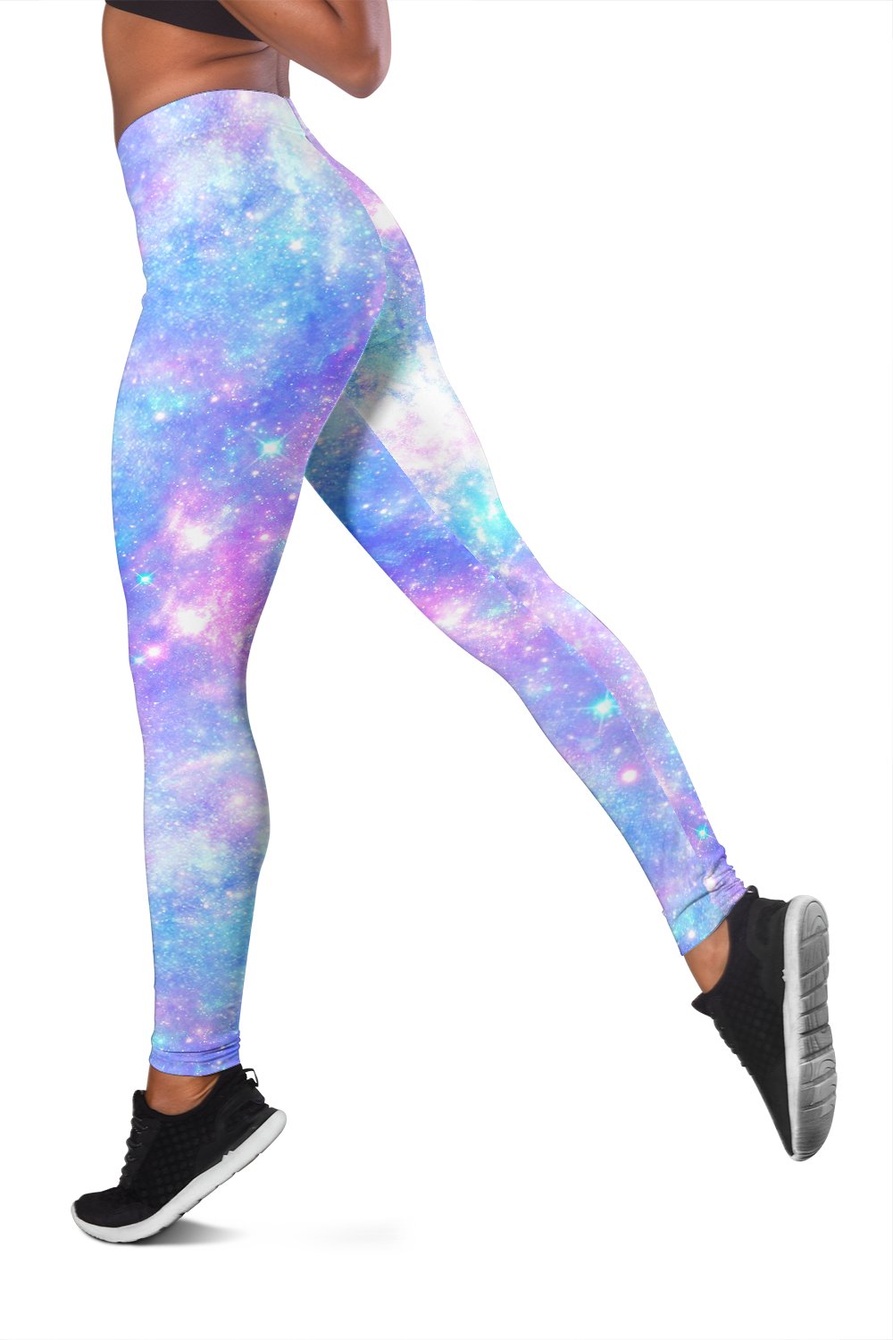 Galaxy Stardust Pastel Color Print Women Leggings