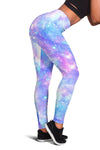 Galaxy Stardust Pastel Color Print Women Leggings