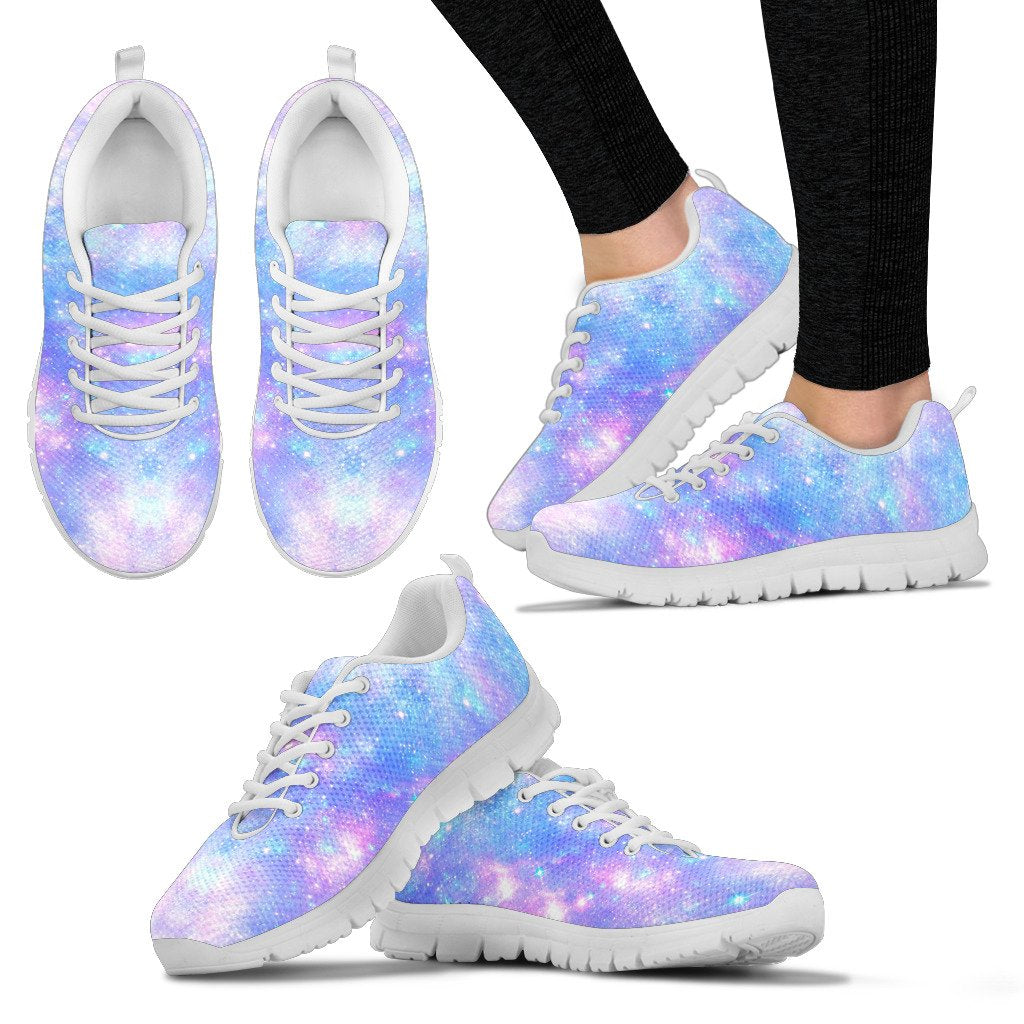 Galaxy Stardust Pastel Color Print Women Sneakers Shoes