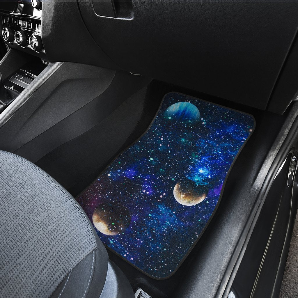 Galaxy Stardust Planet Space Print Car Floor Mats