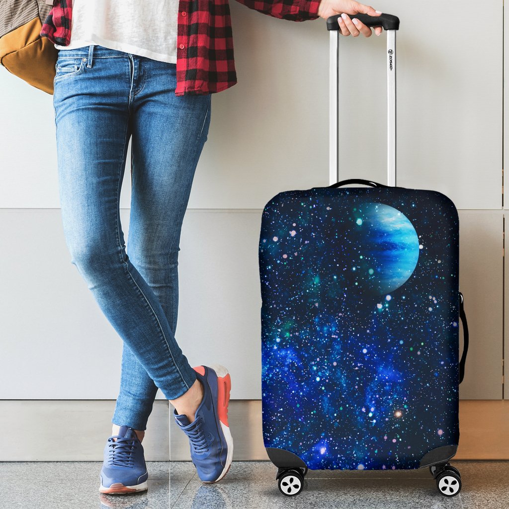 Galaxy Stardust Planet Space Print Luggage Cover Protector