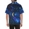 Galaxy Stardust Planet Space Print Men Aloha Hawaiian Shirt