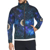 Galaxy Stardust Planet Space Print Men Windbreaker Jacket-JTAMIGO.COM