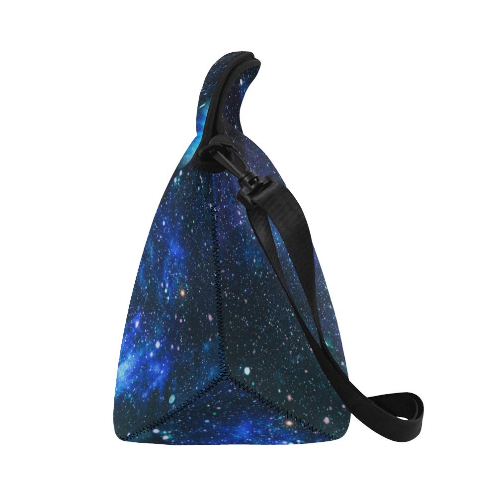Galaxy Stardust Planet Space Print Neoprene Lunch Bag (Model 1669)(Large)-JTAMIGO.COM