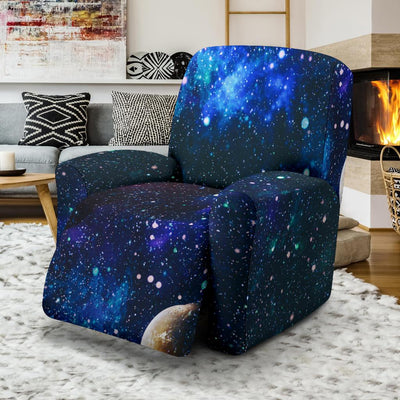 Galaxy Stardust Planet Space Print Recliner Slipcover-JTAMIGO.COM