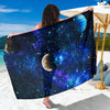Galaxy Stardust Planet Space Print Sarong Pareo Wrap