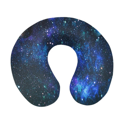 Galaxy Stardust Planet Space Print U-Shaped Travel Neck Pillow-JTAMIGO.COM