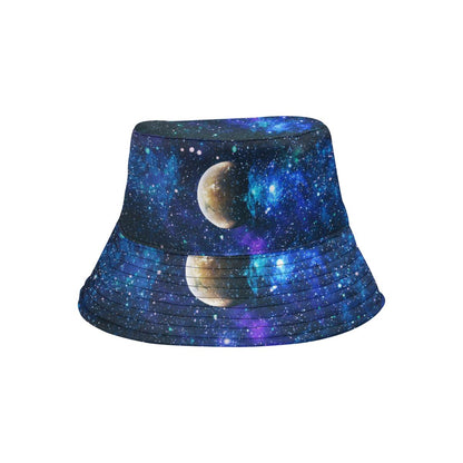 Galaxy Stardust Planet Space Print Unisex Bucket Hat