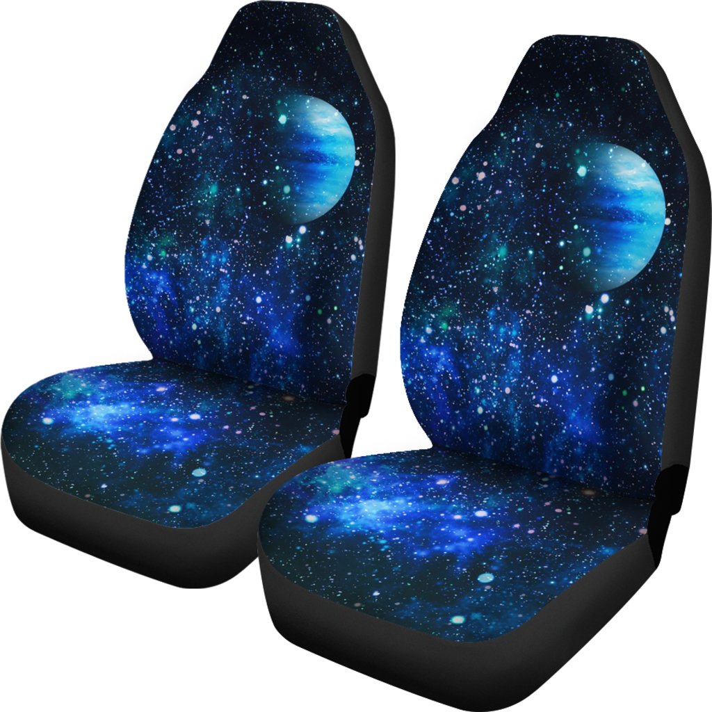Galaxy Stardust Planet Space Print Universal Fit Car Seat Covers