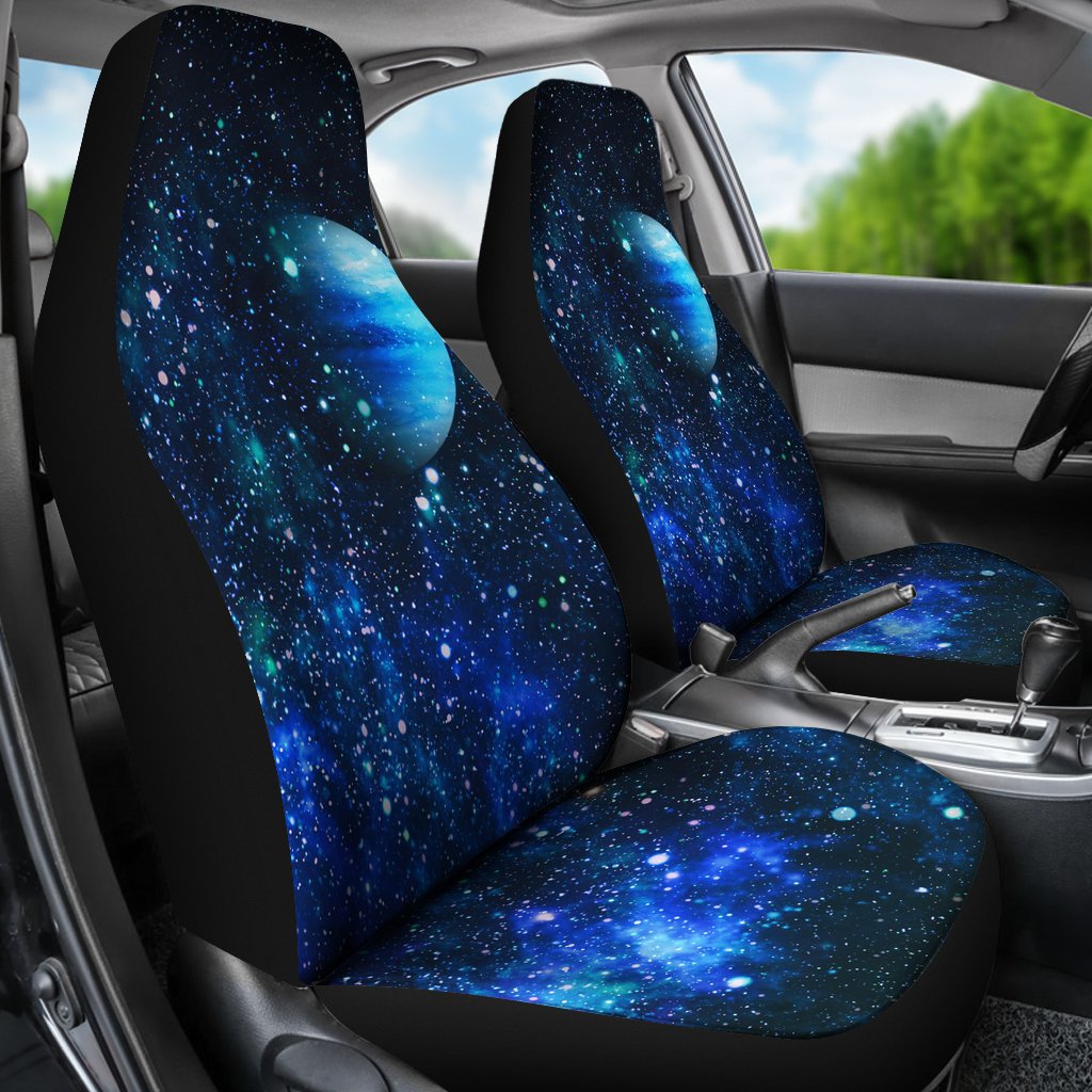 Galaxy Stardust Planet Space Print Universal Fit Car Seat Covers