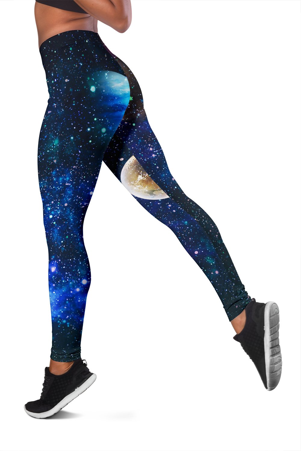 Galaxy Stardust Planet Space Print Women Leggings