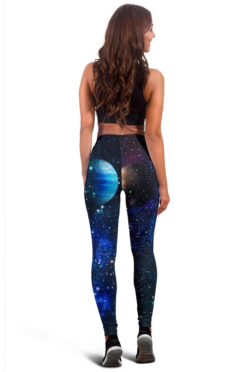 Galaxy Stardust Planet Space Print Women Leggings