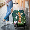 Giraffe Jungle Design Print Luggage Cover Protector