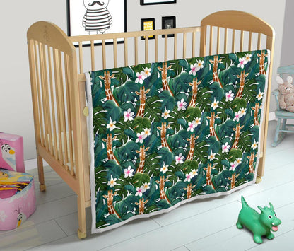 Giraffe Jungle Design Print Premium Quilt-JTAMIGO.COM
