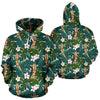 Giraffe Jungle Design Print Pullover Hoodie