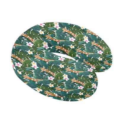 Giraffe Jungle Design Print U-Shaped Travel Neck Pillow-JTAMIGO.COM