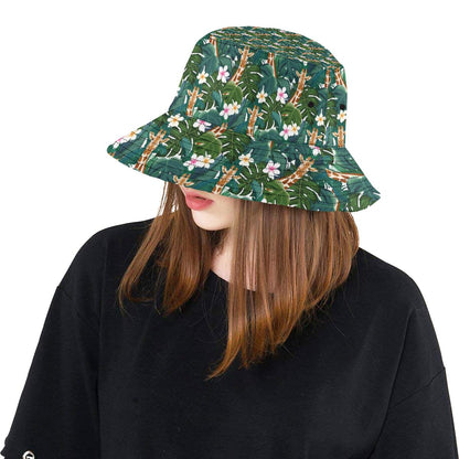 Giraffe Jungle Design Print Unisex Bucket Hat