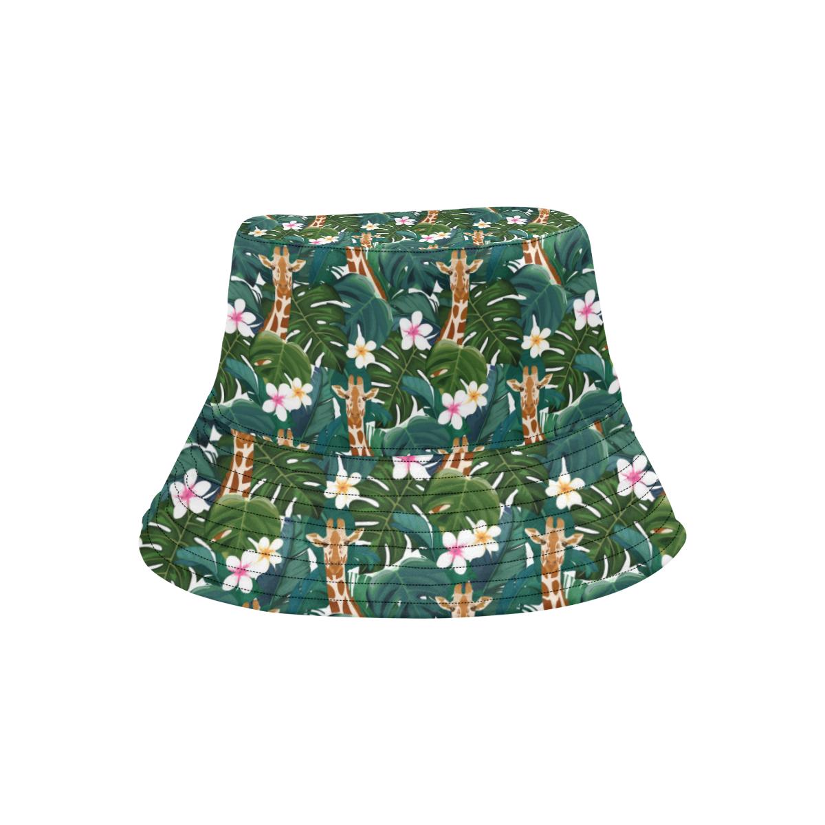 Giraffe Jungle Design Print Unisex Bucket Hat