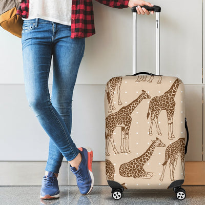Giraffe Pattern Design Print Luggage Cover Protector