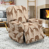 Giraffe Pattern Design Print Recliner Slipcover-JTAMIGO.COM